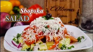 The most TRADITIONAL BULGARIAN salad || THE SHOPSKA SALAD