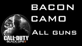 Black Ops 2 Camos : Black Ops 2 BACON Camo on All Weapons