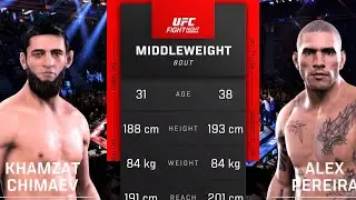 KHAMZAT 🇦🇪 VS ALEX PEREIRA 🇧🇷 |UFC🔥| 