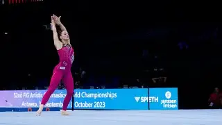 Pauline Schaefer-Betz (GER) - FX - Podium Training - 2023 World Championships Antwerp