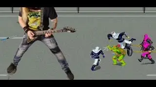 Teenage Mutant Ninja Turtles The Arcade Game - It's a Party(Rock/Metal Cover)
