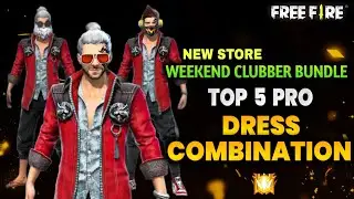 Weekend Clubber Bundle Combination Freefire 🤩 Freefire New store dress combination 💎 Top 5 Pro Dress