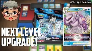 Улучшите свою боевую колоду Ice Rider Cayrex VMAX League с помощью Palkia VSTAR!