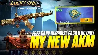 Free Daily Surprise Pack 0 UC only 😱 | My New AKM Crate Opening | BATTLEGROUNDS MOBILE INDIA |