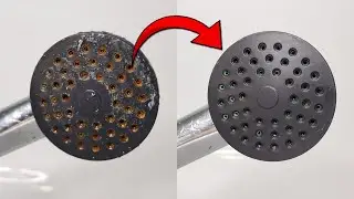 How to Clean a Shower Head. An Easy Way to Remove Hard Water Deposits