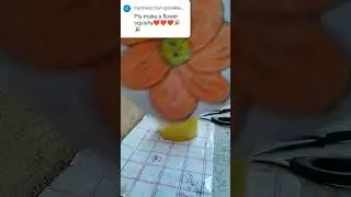 Make flower squishy toturial #diy #craft #sticker