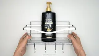 KINCMAX Stainless Steel Shower Caddy Basket Shelf with Hooks Unboxing