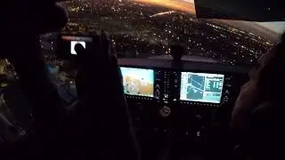 Richard Santangelo flight back to SNA from Catalina, 11/19/2017 (dusk)