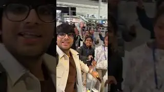 🤣 airport per meetup Ho Gaya😅 #love #funny #travel #airport #automobile #dineshfun #comedy #shorts