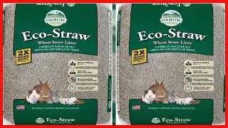 Oxbow Animal Health Eco Straw Wheat Litter   All Natural, Dust Free Litter