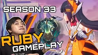 SUSTAIN TYPE RUBY GAMEPLAY | NEW SEASON 33  | NEW BEST BUILD FOR RUBY | Episode 1 | ikanji | MLBB