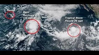 Severe Weather In Parts of the Northeast. Erik & Flossie Continue Marching Westward in the Pacific