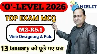 13 January Web Designing & Publishing Tool paper solution | O Level Paper Solution 2026 #olevel