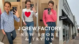 J Crew Factory Try On Haul // In store 1st Impression