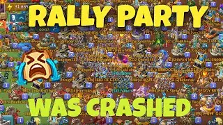 Lords Mobile - We meet a crazy trap during rally party. Can we burn him?