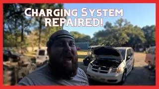 Как заменить генератор | Dodge Grand Caravan 2008&ndash;2010 3.3L / 3.8L