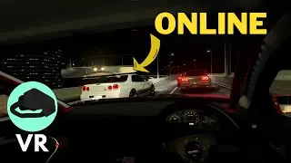 4K VR -  Assetto Corsa Midnight Online - Meta Quest 2 / Shutoko Revival