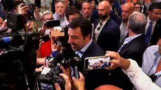 Catania: Matteo Salvini inaugura stazione Metro-Fce Fontana