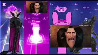 Dracula mevis spunki godzilla play the game tile hop beats funny game with multi herous