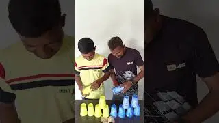 Glass stacking win Rupees challenge video #funny