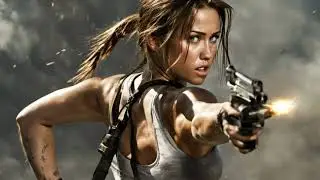 KI - AI generated Miley Cyrus as Lara Croft in Tomb Raider Part 1