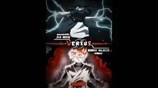 Jin Woo ( Ragnarok ) Vs Goku Black (Anime ) #dbz #dbs #dragonball #goku #sololeveling #anime #yt