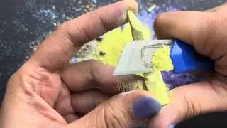 Cutting dry chalk | Pure texture and sound