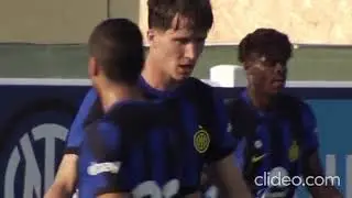 Gol di Fabbian - Inter vs. Lugano (3:0) - Amichevole 2023