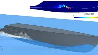 CFD Simulation of an underwater yacht exhaust with STAR-CCM+
