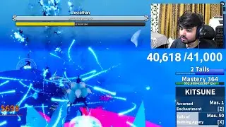 First Time Killing Leviathan with KITSUNE 😱 | BLOX FRUITS LIVE 