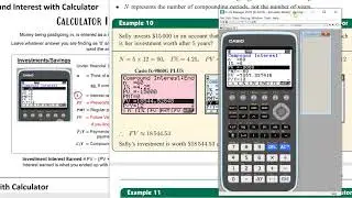 Chapter 3C.4 Compound Interest with Financial Application on Casio Graphics Calculator