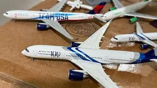 Рождественская модель самолета в масштабе 1:400. Представляю всю свою коллекцию моделей в масштаб...