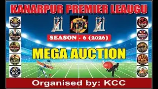 🔴LIVE : | KPL-6 | MEGA AUCTION  - KANARPUR PREMIER LEAUGE || OCL