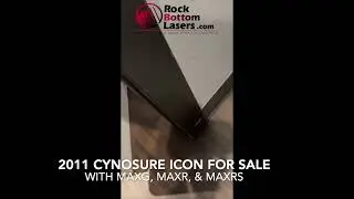 2011 Cynosure Palomar Icon with 3 Handpieces, Max G, MaxR, MaxRs Laser For Sale