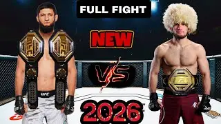 [ UFC ] Khamzat chimaev vs. Khabib  - A fight between two undefeated champions.