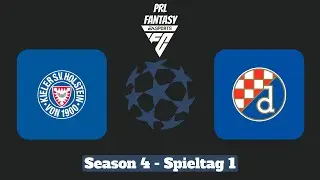 PRL Fantasy Season IV - Spieltag 1 - Holstein Kiel - Dinamo Zagreb