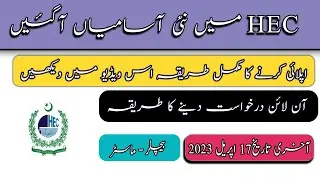 HEC Jobs 2023 | HEC Job Portal | Latest Govt Jobs | Government Jobs 2023 | HEC Latest Jobs Pakistan