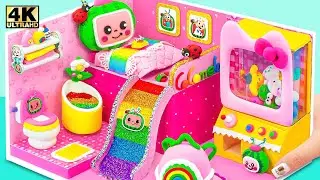 Building Cutest CoComelo Houses with Claw Machine from Clay, Cardboard ❤️ DIY Miniature House Idea