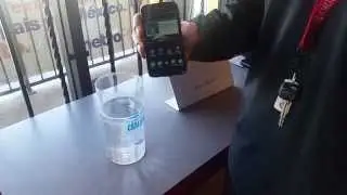 Kyocera Hydro Wave - Water Proof Phone Bucket Drop Test