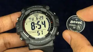 Casio Watch AE1500WH - Battery Replacement