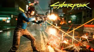 Cyberpunk 2077 - Legendary SMG Aggressive Gameplay (MONTAGE!)