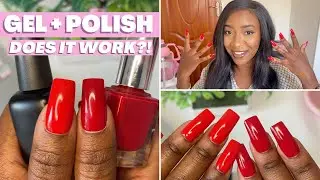 TESTING GEL POLISH WITH NORMAL NAIL POLISH? | Does it Work? | Press on Nail Business / Nail Art Hack