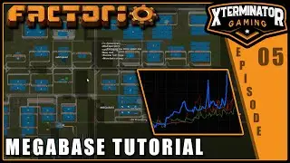Учебное пособие по Factorio Megabase — проектирование железнодорожной системы, размеры магистраль...