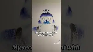 Drawing with the inverted color filter on tiktok #invertedcolor #fnafchica
