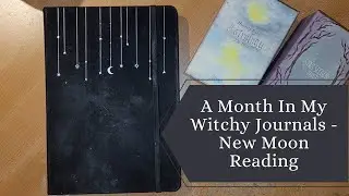 New Moon Reading - One Month In My Witchy Journals