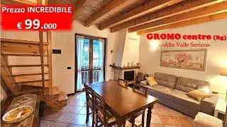 NON PIÙ DISPONIBILE: ALTA VALLE SERIANA - GROMO (BG), 2 livelli con arredo e box