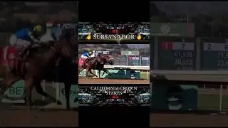 SUBSANADOR is winning in thrilling finish California Crown Stakes 🤩🥇