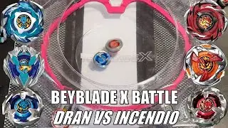 Haru (Dran) VS Chad (Incendio) | Beyblade X Battle