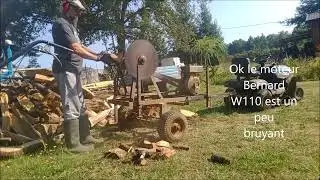 Teste de la scie à buche