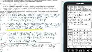 10C.5 Expanding binomials using Pascal's triangle d)